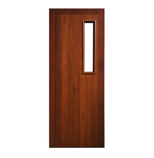 Hardwood Mahogany Fully Sheeted External Timber Door - The Aherlow
