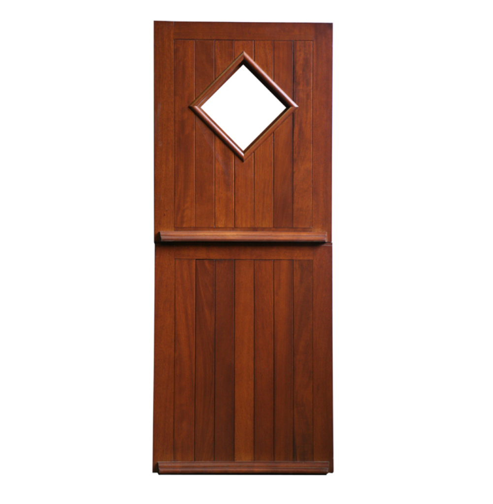 Hardwood Mahogany External Sheeted Timber Door - The Liffey