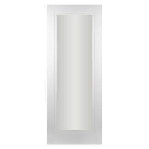 Clearance* Madison White Primed Clear Glass 80" x 32"