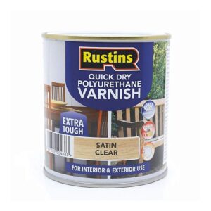 rustins quick drying polyurethane varnish satin clear 1l Ryans Timber