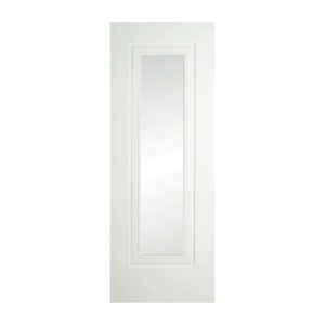 Versailles White Primed Clear Glass