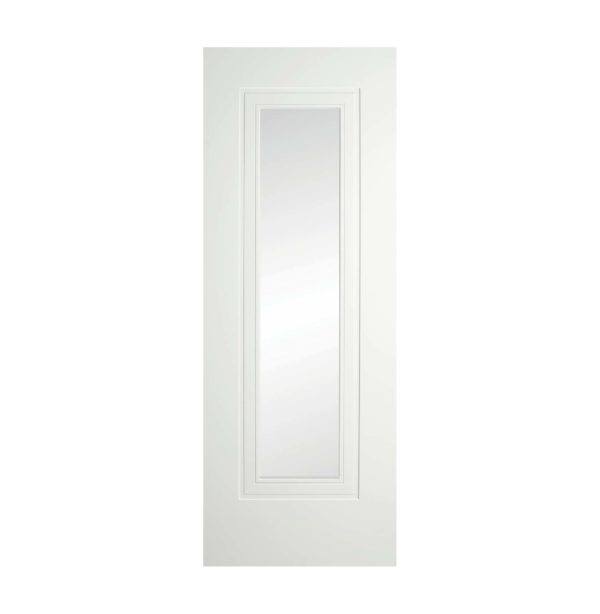 Versailles White Primed Clear Glass
