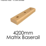Matrix Rake Baserail 4200 X 60 X 28mm
