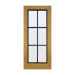 6 Lite Luxury Laminate Oak Glazed